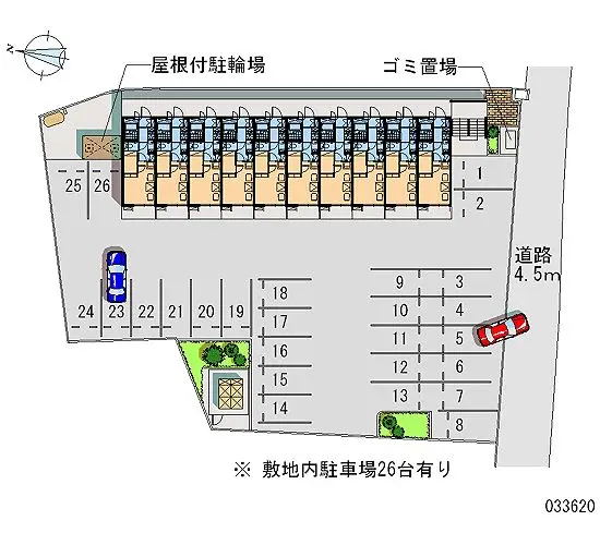 ★手数料０円★新居浜市西町　月極駐車場（LP）